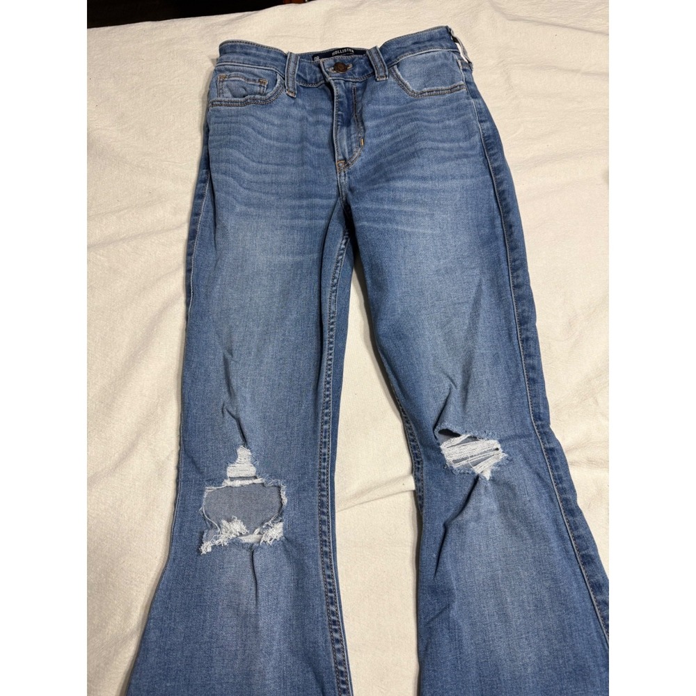 hollister jeans women size 0 bootcut high rise - Picture 11 of 12
